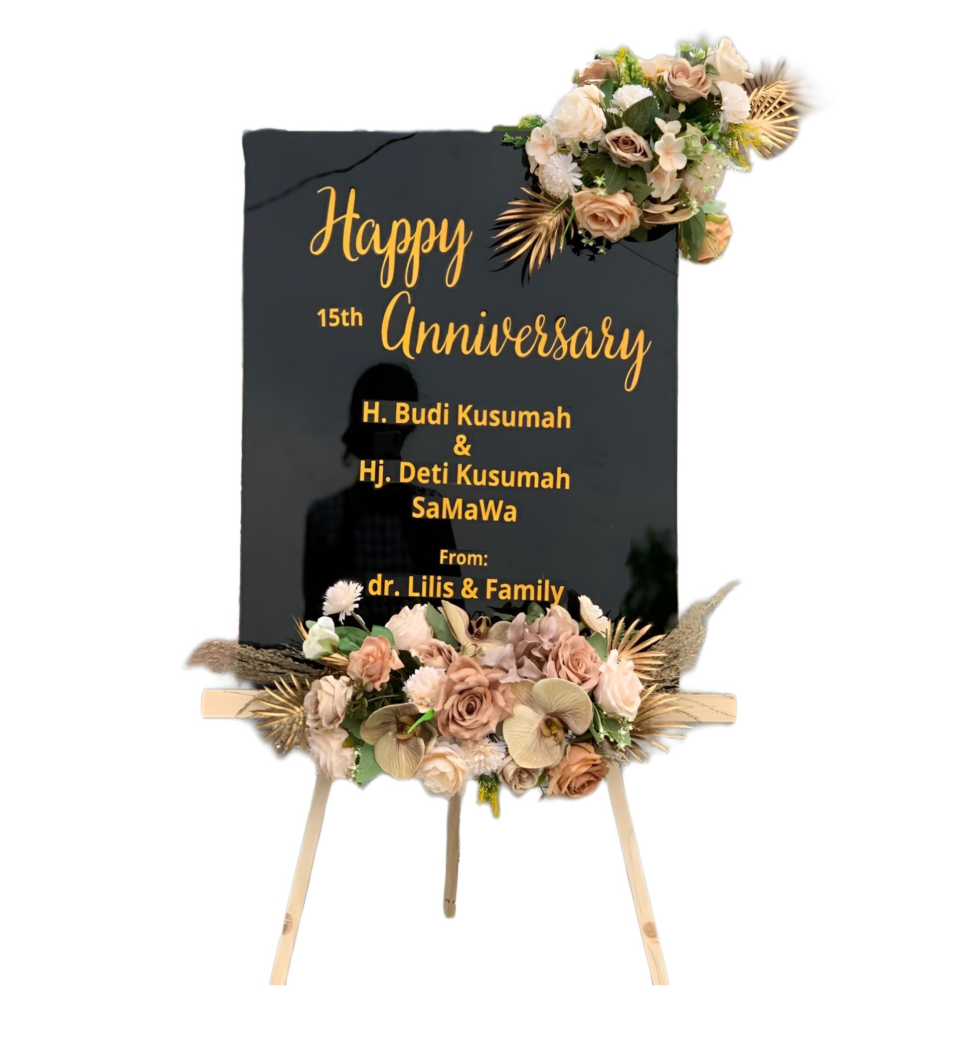 Papan Bunga Akrilik Tuban